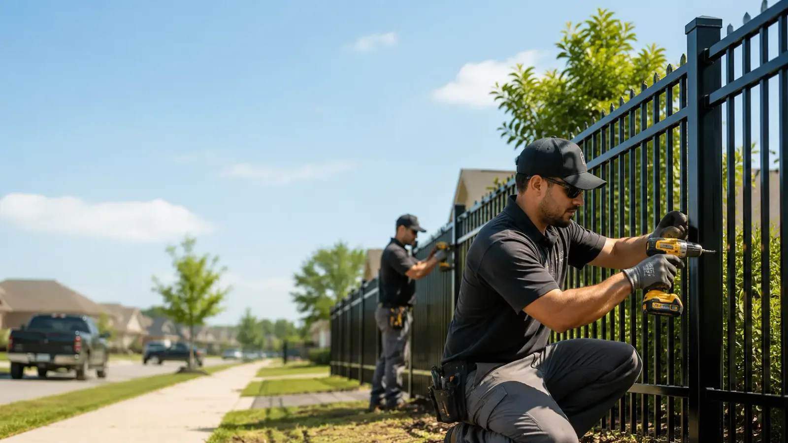 Metal Fence Installation in Nash, TX